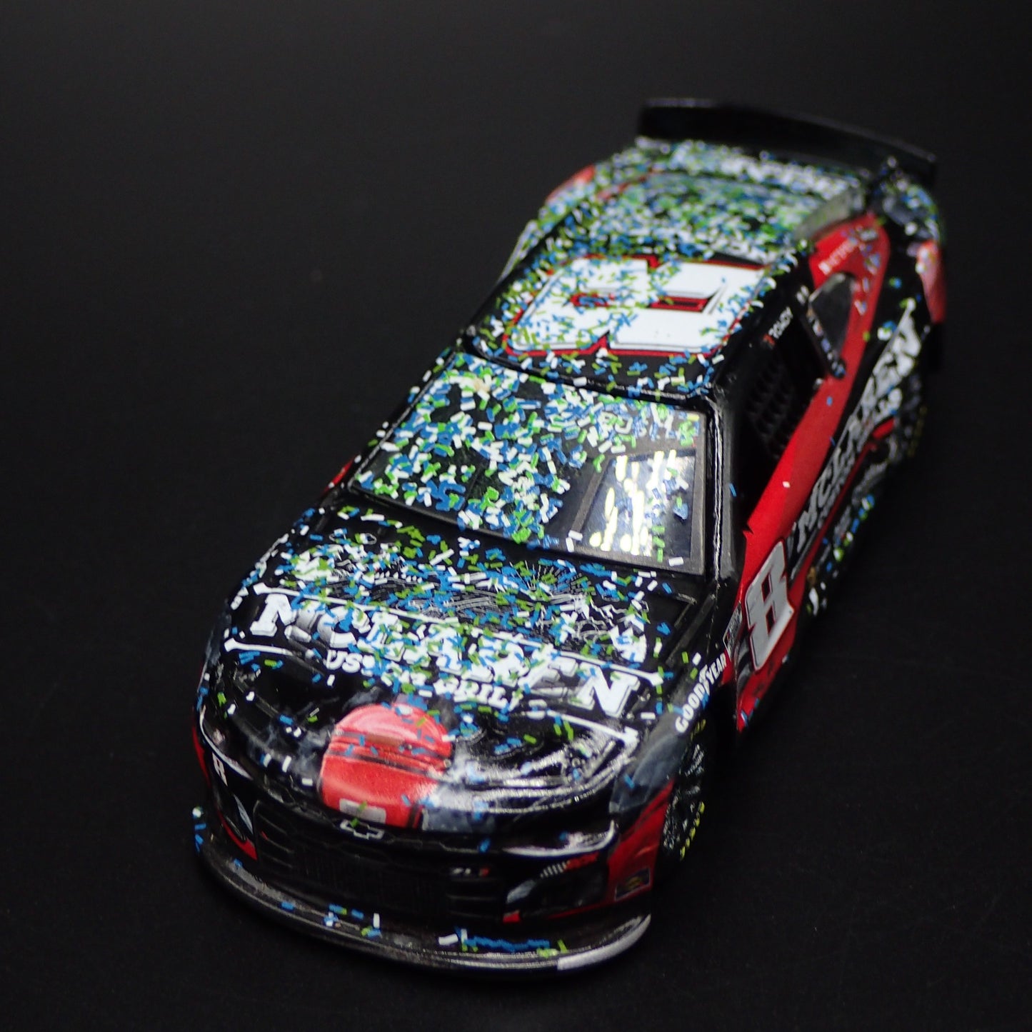 2023 CHEVROLET CAMARO ZL1 8 KYLE BUSCH MCLAREN NASCAR WIN 1:64 DIECAST MODEL CAR