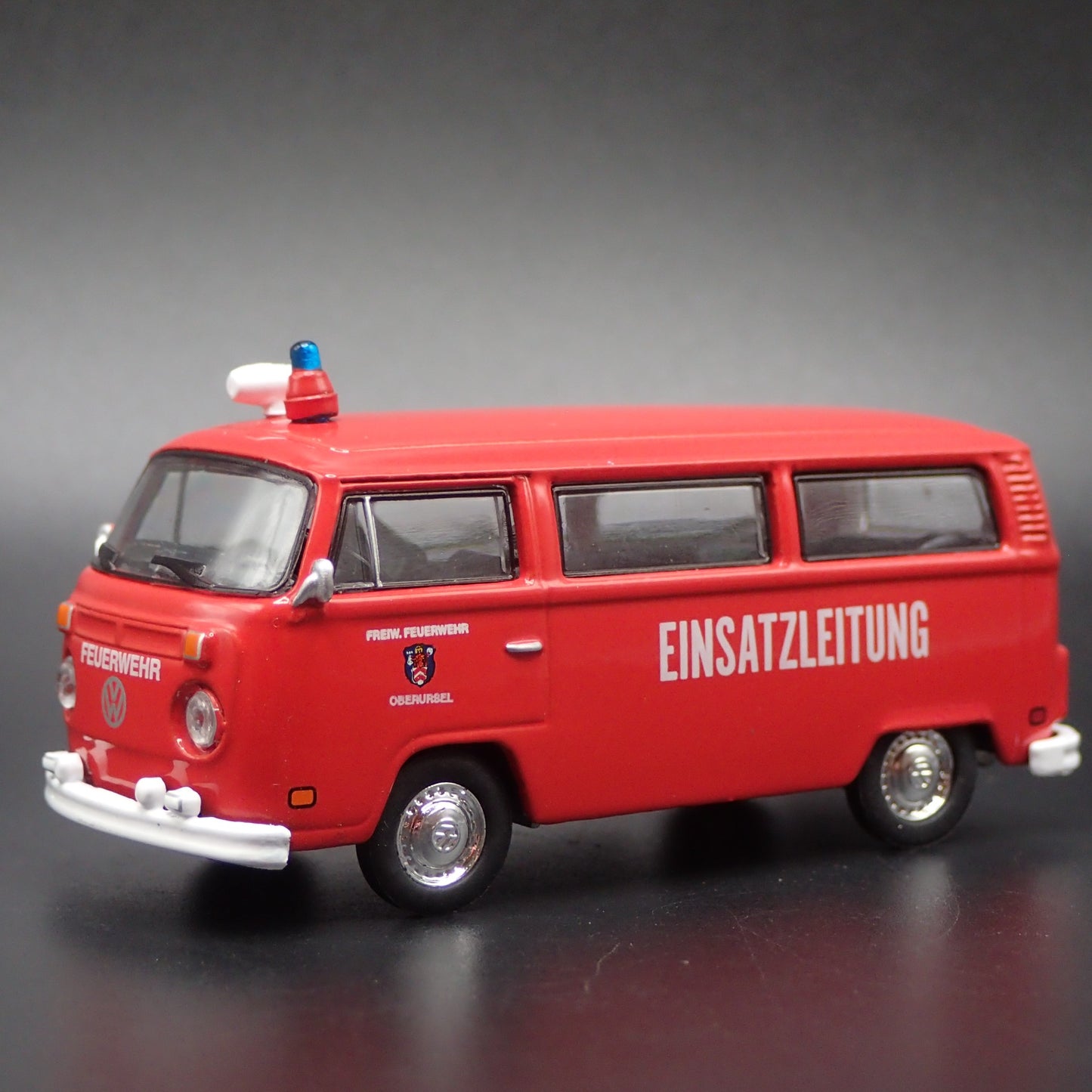 1967-1979 VOLKSWAGEN TYPE 2 T2 BUS EINSATZLEITUNG 1/64 SCALE DIECAST MODEL CAR