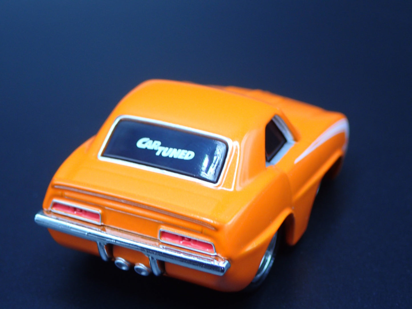 1969 69 CHEVY CHEVROLET CAMARO TUNED ORANGE 1:64 SCALE DIORAMA DIECAST MODEL CAR