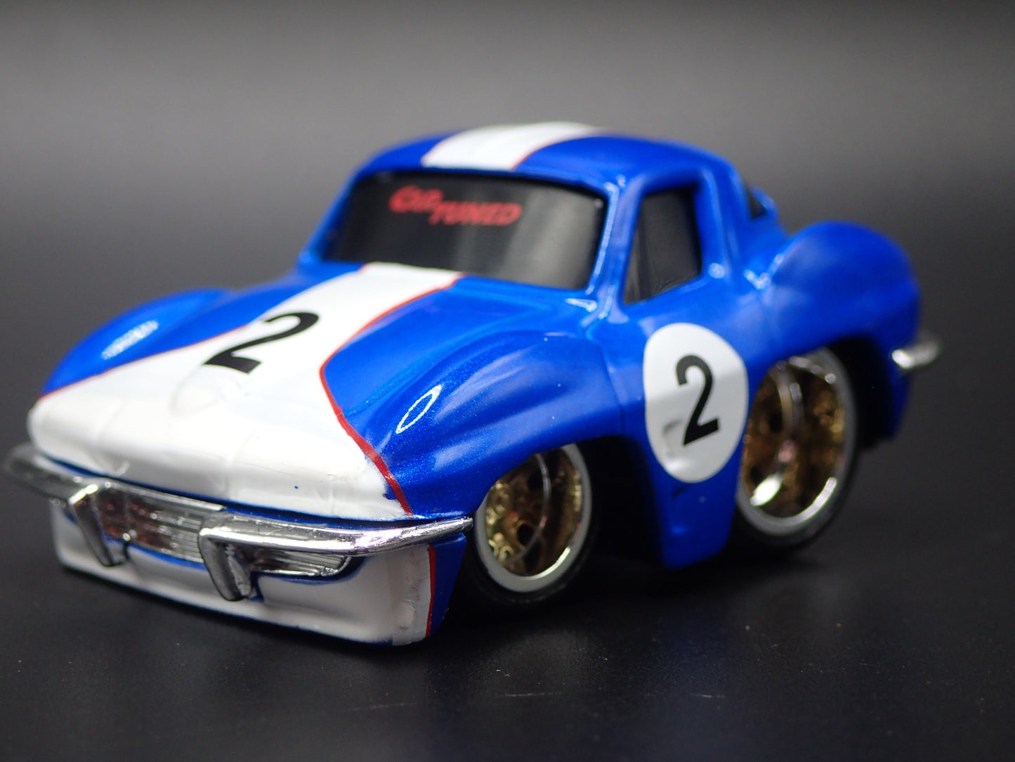 1963 63 CHEVY CHEVROLET CORVETTE SPLIT WINDOW TUNED 1/64 SCALE DIECAST MODEL CAR