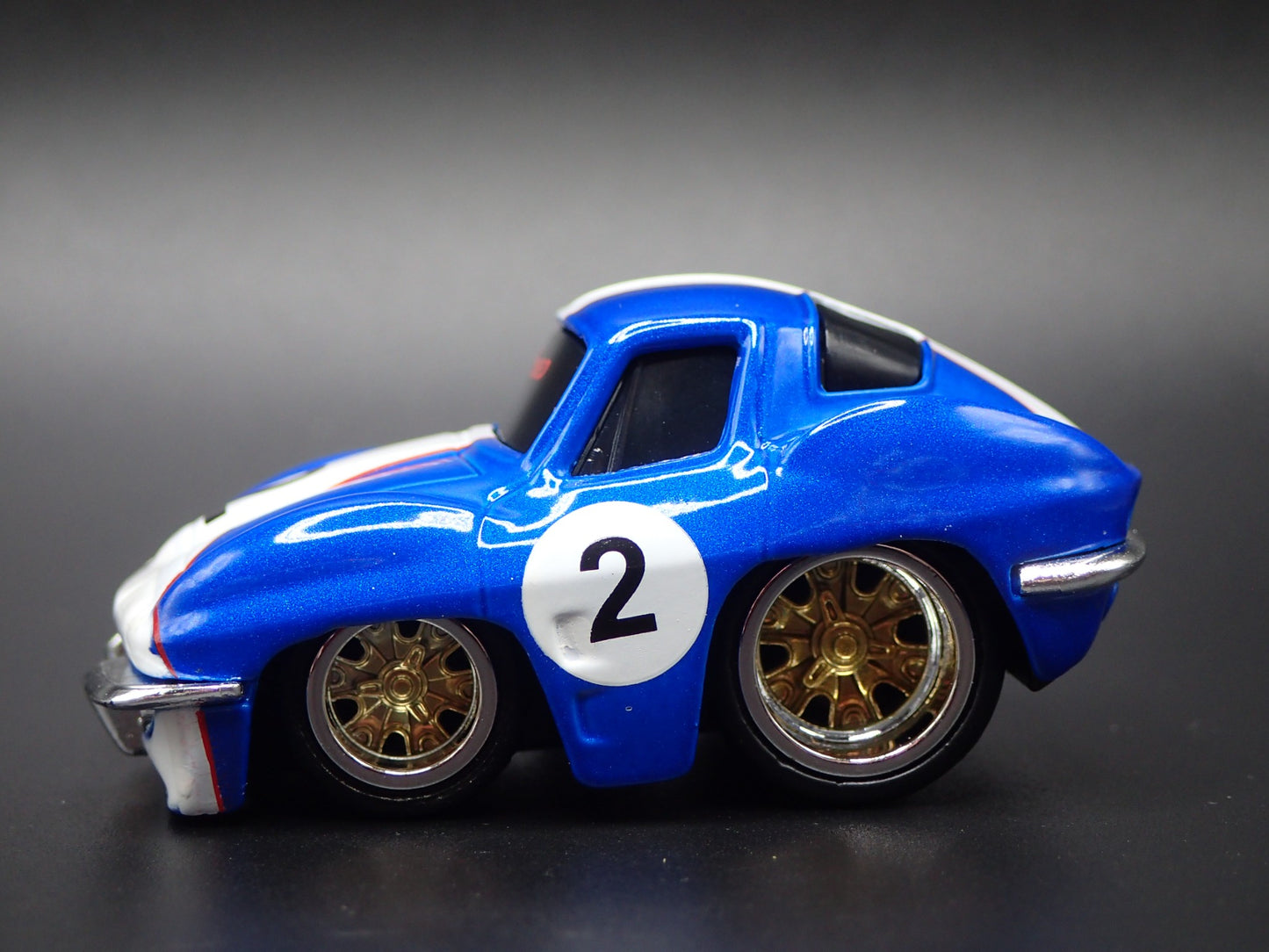 1963 63 CHEVY CHEVROLET CORVETTE SPLIT WINDOW TUNED 1/64 SCALE DIECAST MODEL CAR