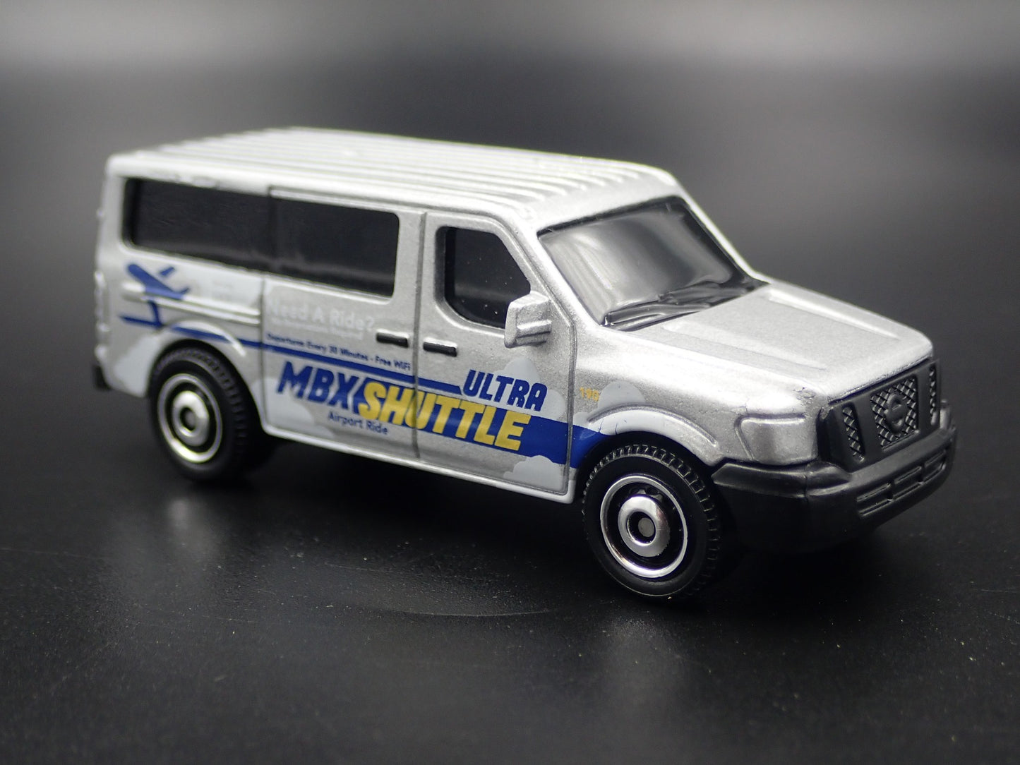 2012-2019 NISSAN NV VAN AIRPORT SHUTTLE VAN 1:64 SCALE DIORAMA DIECAST MODEL CAR