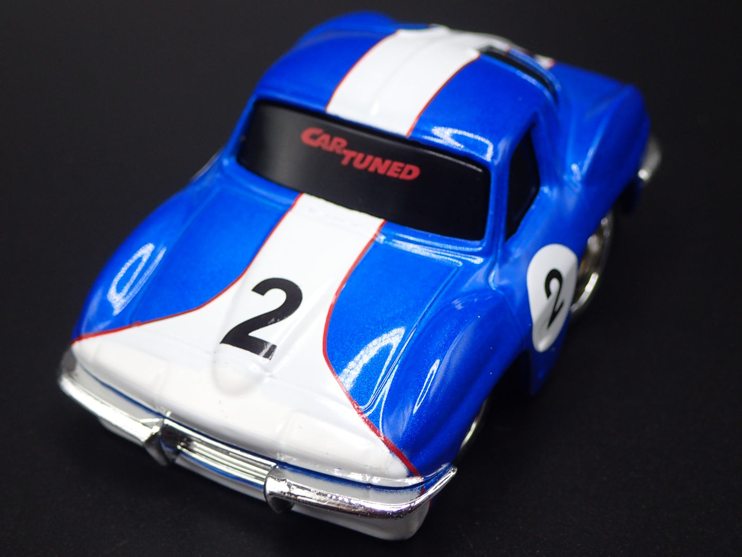 1963 63 CHEVY CHEVROLET CORVETTE SPLIT WINDOW TUNED 1/64 SCALE DIECAST MODEL CAR