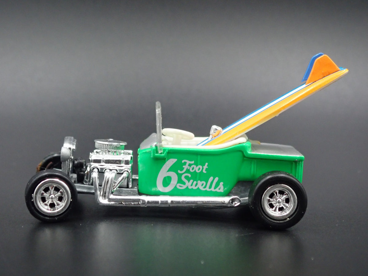 1923 23 FORD T BUCKET HOT ROD SURFING RARE 1:64 SCALE DIORAMA DIECAST MODEL CAR-Burning Rubber Toy Company