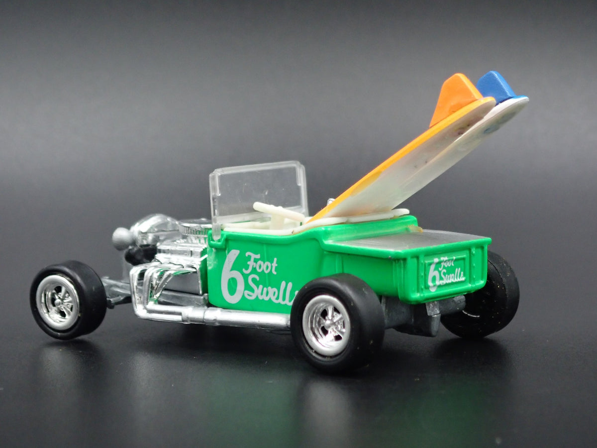1923 23 FORD T BUCKET HOT ROD SURFING RARE 1:64 SCALE DIORAMA DIECAST MODEL CAR-Burning Rubber Toy Company