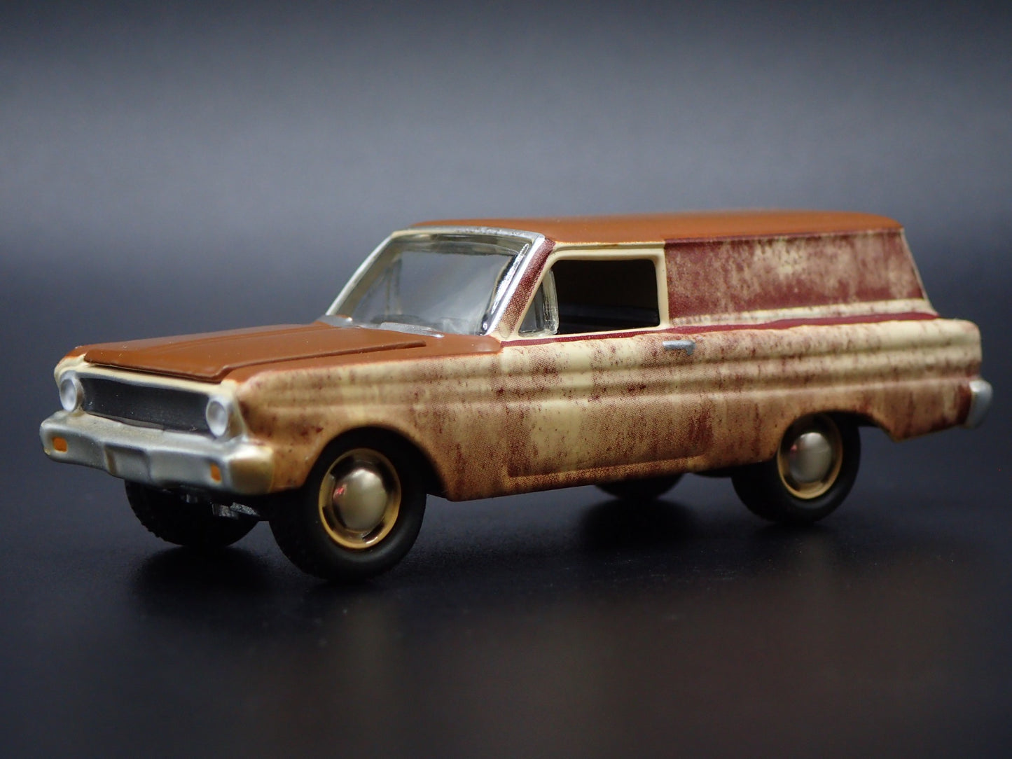 1964 64 FORD FALCON PANEL DELIVERY WAGON BARN FIND 1:64 SCALE DIECAST MODEL CAR
