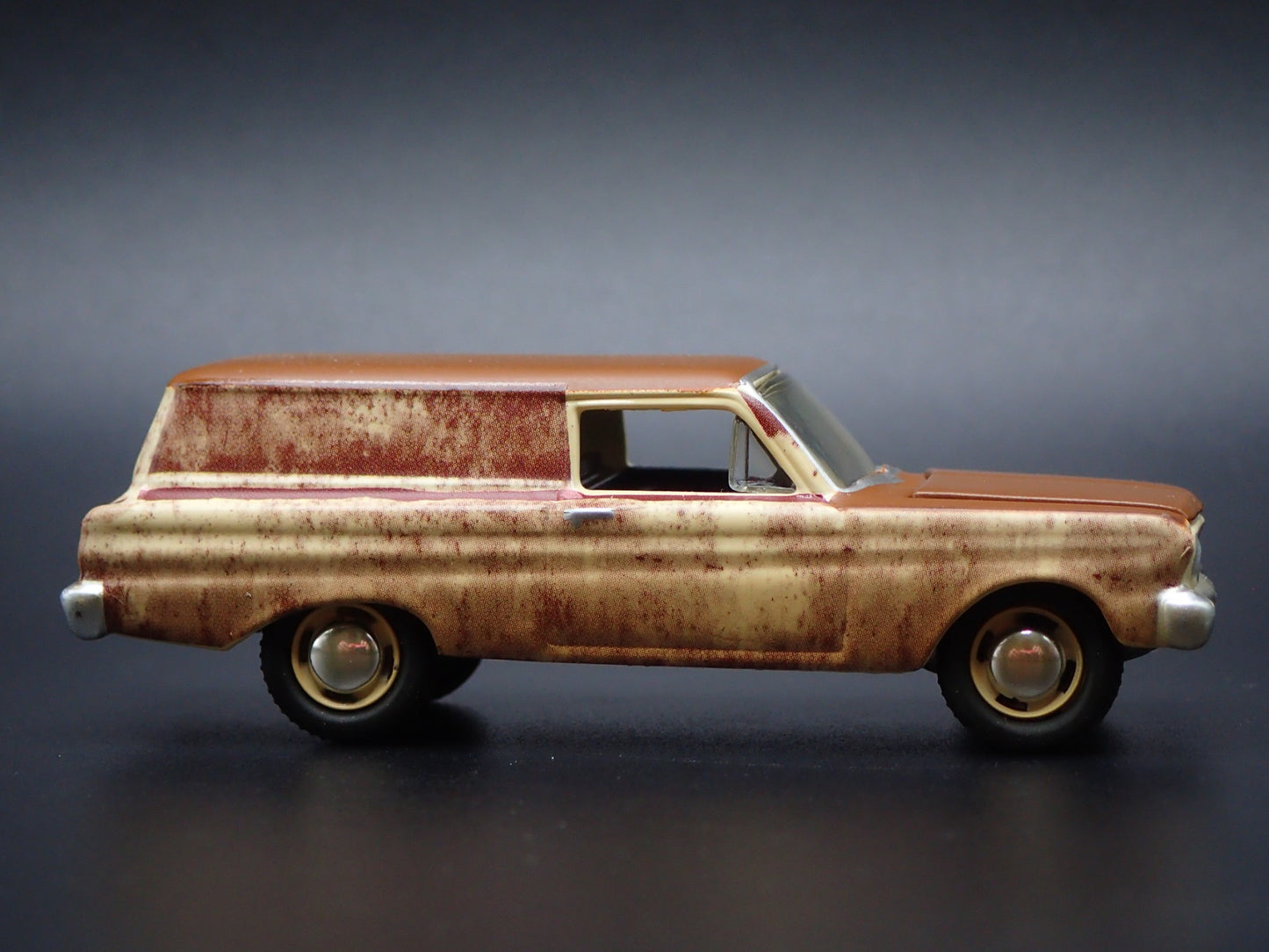 1964 64 FORD FALCON PANEL DELIVERY WAGON BARN FIND 1:64 SCALE DIECAST MODEL CAR