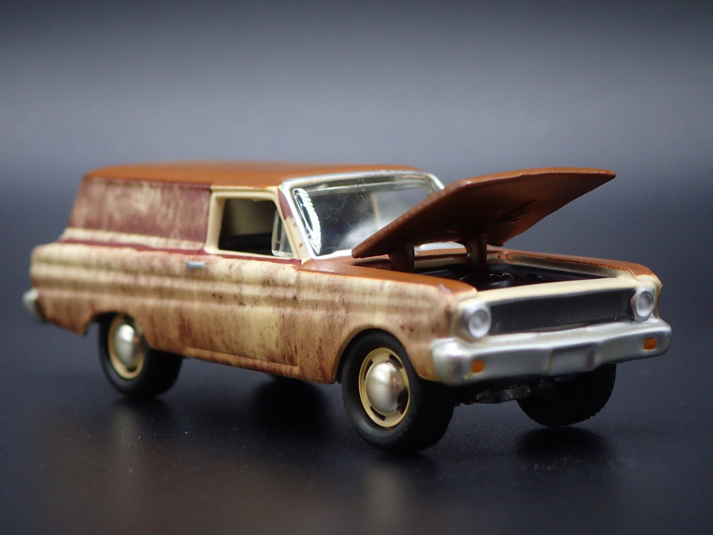 1964 64 FORD FALCON PANEL DELIVERY WAGON BARN FIND 1:64 SCALE DIECAST MODEL CAR