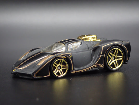 2002-2004 ENZO FERRARI SUPER CAR BLACK 1:64 SCALE COLLECTIBLE DIECAST MODEL CAR