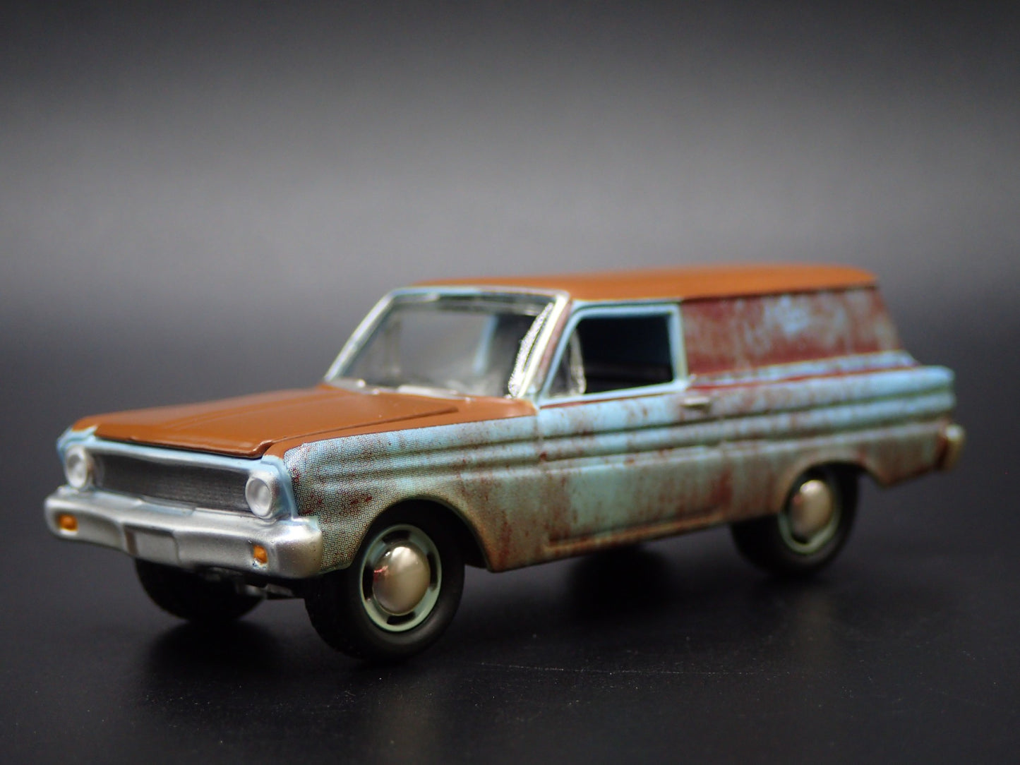 1964 64 FORD FALCON PANEL DELIVERY WAGON BARN FIND 1:64 SCALE DIECAST MODEL CAR