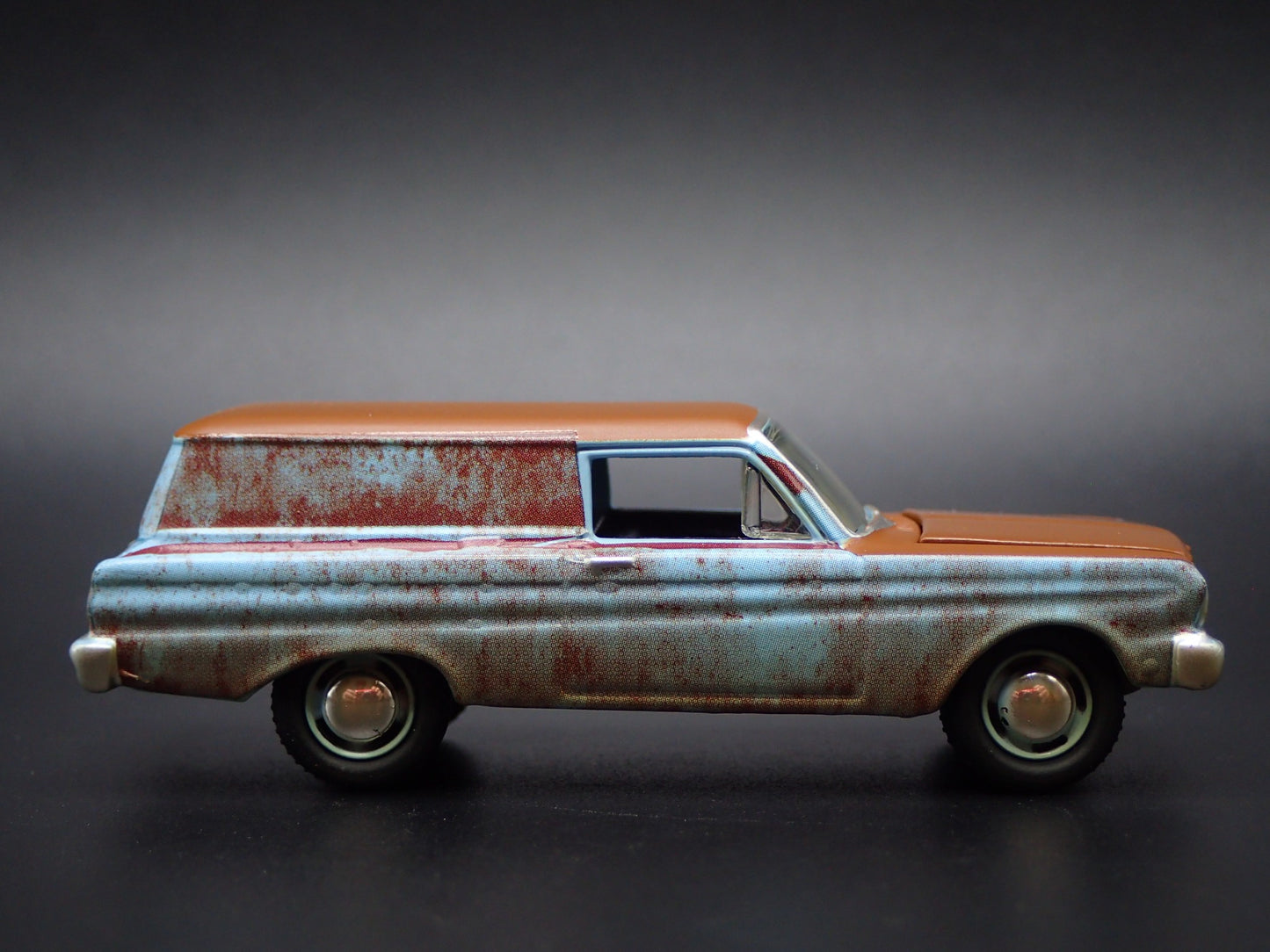 1964 64 FORD FALCON PANEL DELIVERY WAGON BARN FIND 1:64 SCALE DIECAST MODEL CAR