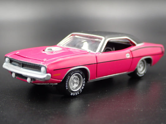1970 70 PLYMOUTH HEMI CUDA RARE 1:64 SCALE COLLECTIBLE DIORAMA DIECAST MODEL CAR