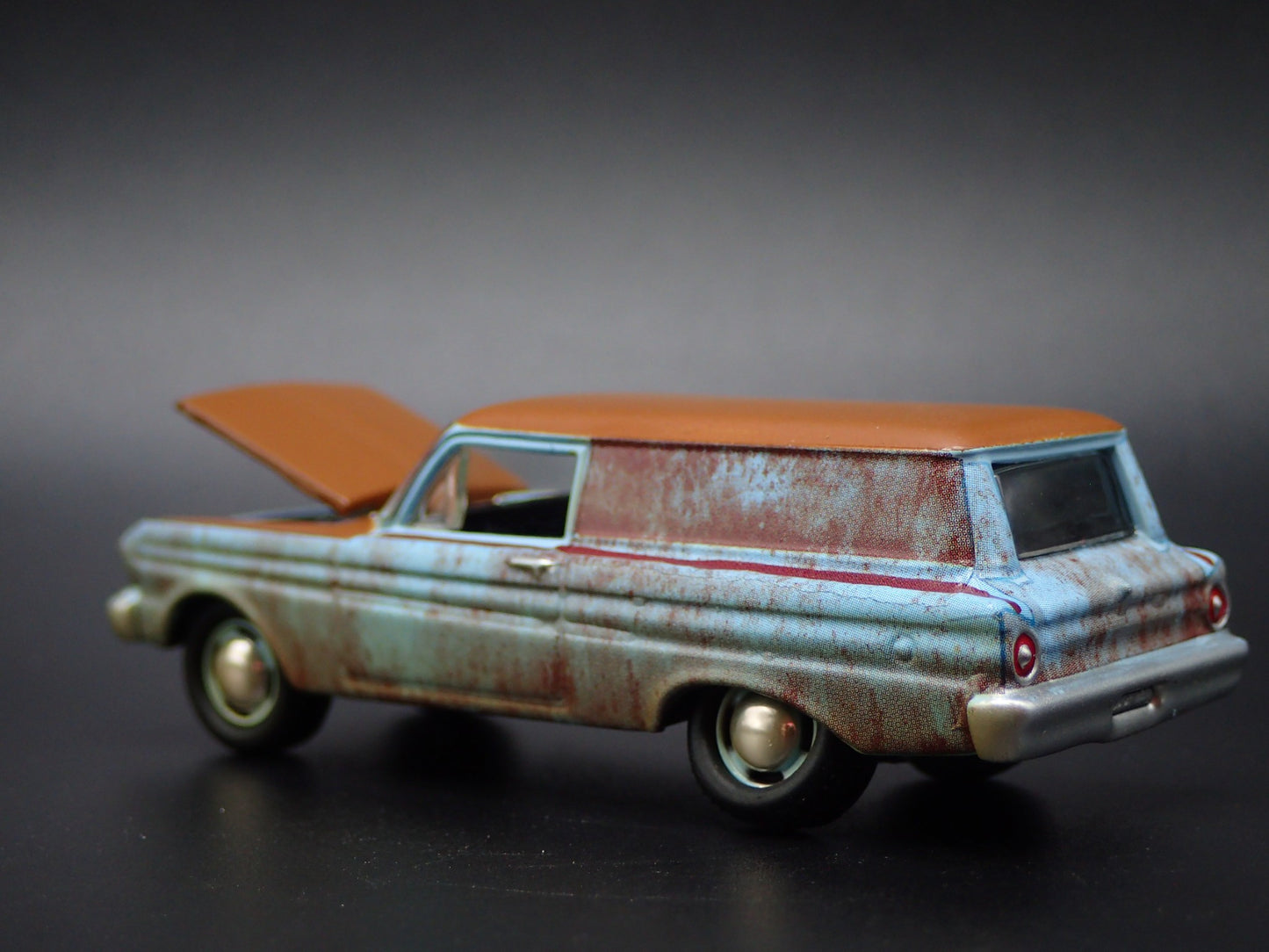 1964 64 FORD FALCON PANEL DELIVERY WAGON BARN FIND 1:64 SCALE DIECAST MODEL CAR