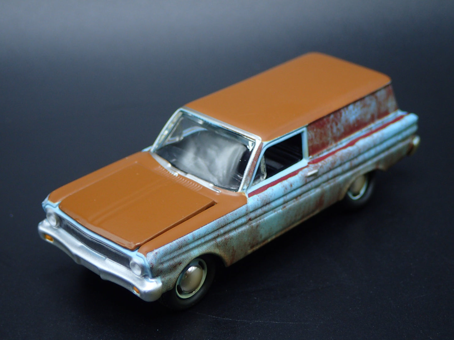 1964 64 FORD FALCON PANEL DELIVERY WAGON BARN FIND 1:64 SCALE DIECAST MODEL CAR