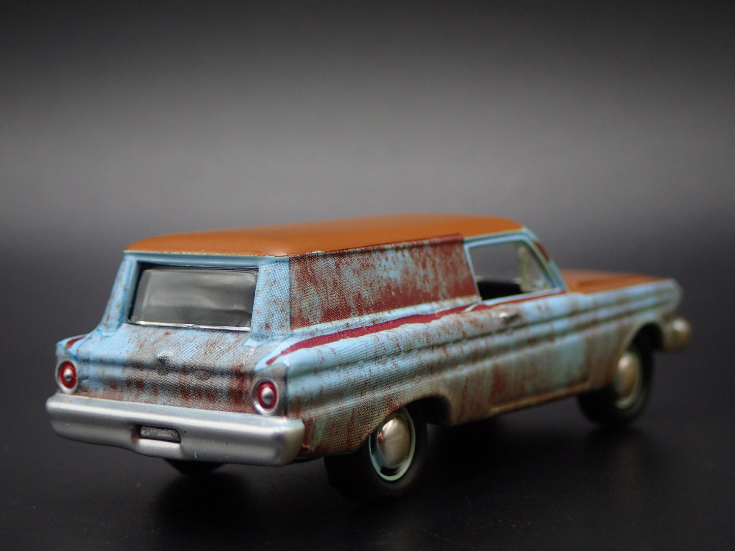 1964 64 FORD FALCON PANEL DELIVERY WAGON BARN FIND 1:64 SCALE DIECAST MODEL CAR
