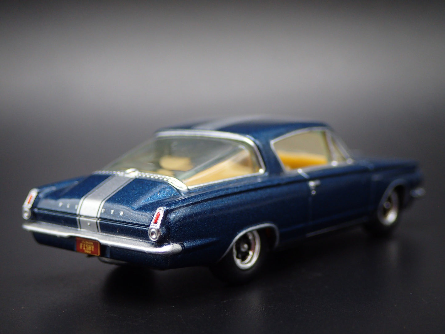 1965 65 PLYMOUTH BARRACUDA FORMULA S 1/64 SCALE COLLECTIBLE DIECAST MODEL CAR