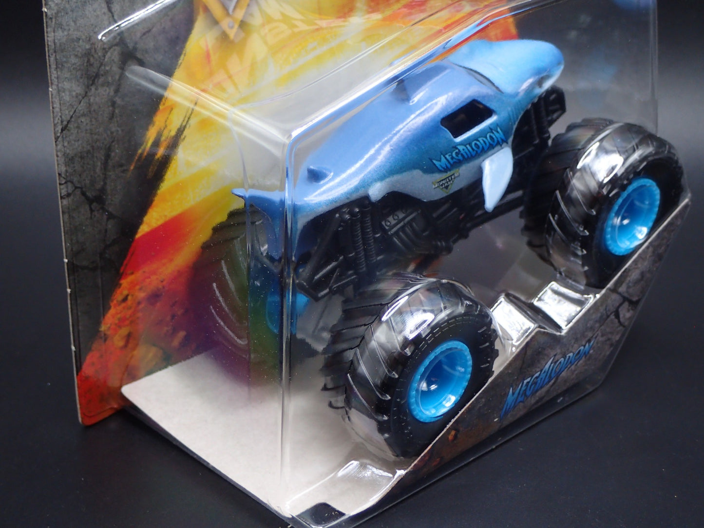 2025 SPIN MASTER MONSTER JAM TRUCK MEGALODON BLUE LEGACY TRUCKS SERIES 44