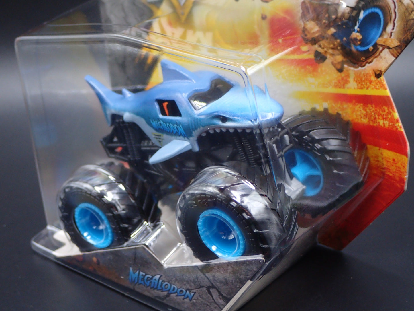 2025 SPIN MASTER MONSTER JAM TRUCK MEGALODON BLUE LEGACY TRUCKS SERIES 44