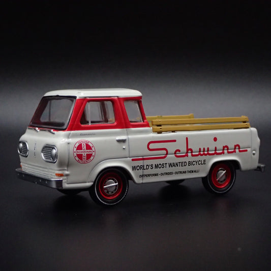 1965 65 FORD ECONOLINE PICKUP TRUCK SCHWINN 1:64 SCALE DIORAMA DIECAST MODEL CAR