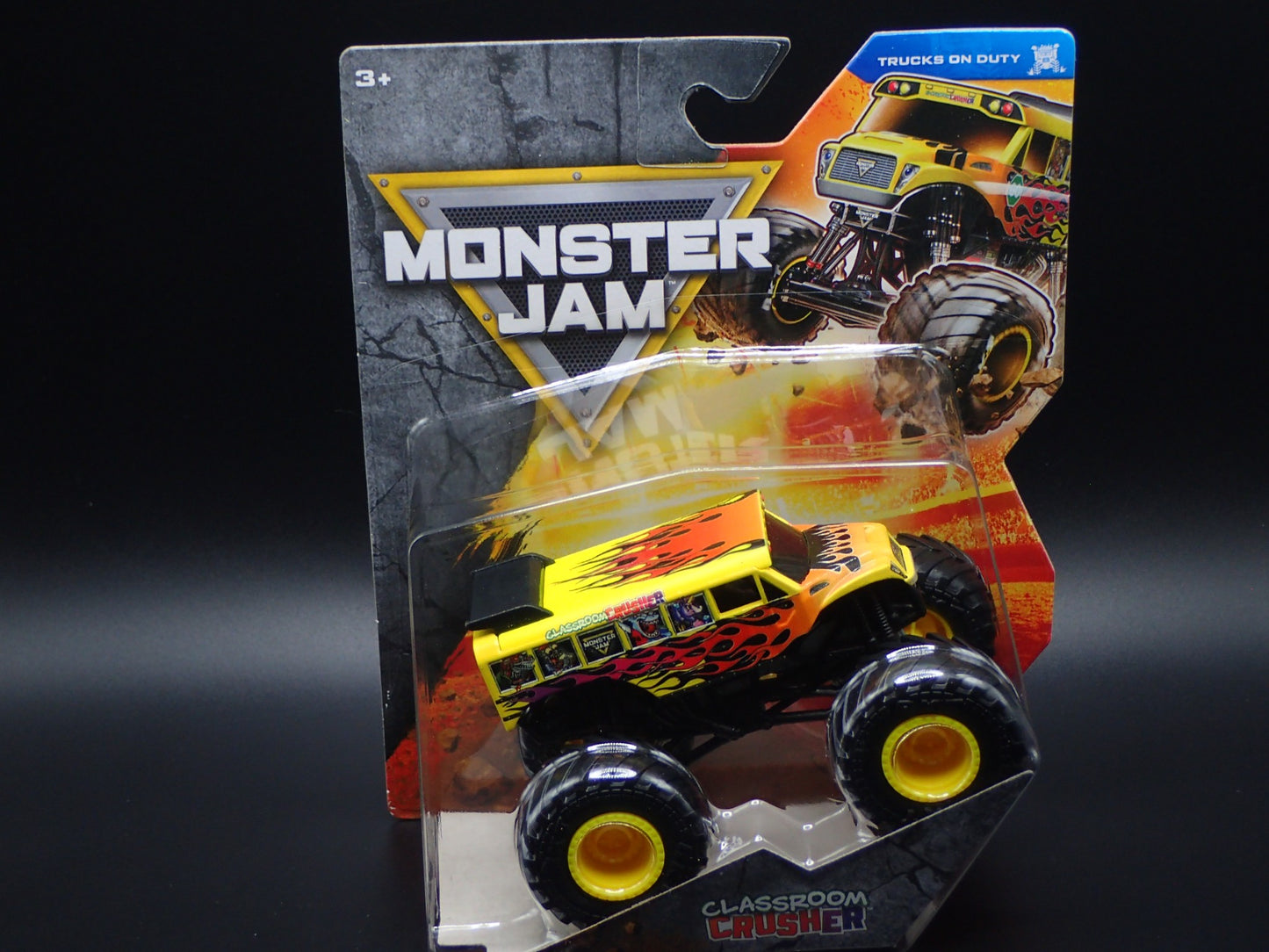 2025 SPIN MASTER MONSTER JAM TRUCK CLASSROOM CRUSHER TRUCKS ON DUTY SERIES 44