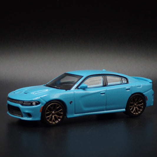 2011-2023 DODGE CHARGER SRT HELLCAT BLUE 1:64 SCALE DIORAMA DIECAST MODEL CAR