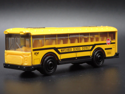MODERN EV ELECTRIC SCHOOL BUS FLAT NOSE MATCHBOX 1:64 MB SCALE DIECAST MODEL CAR
