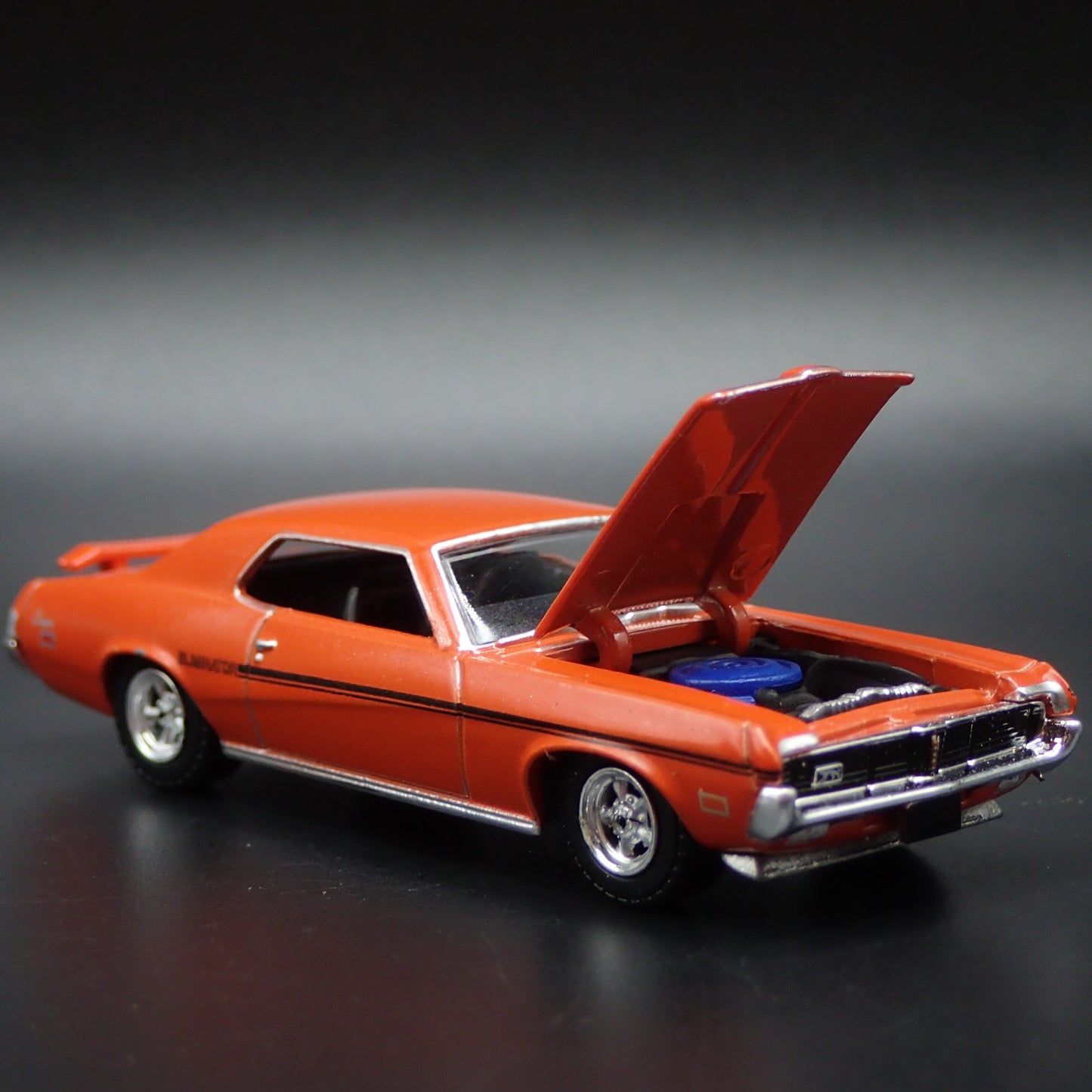 1969 69 MERC MERCURY COUGAR ELIMINATOR ORG 1:64 SCALE DIORAMA DIECAST MODEL CAR