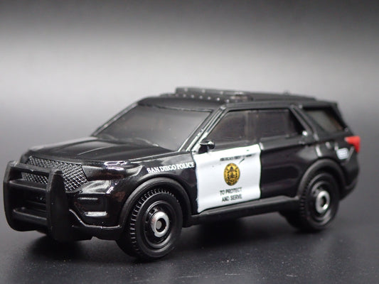 2020-2025 FORD EXPLORER SAN DIEGO, CA POLICE CAR 1:64 SCALE DIECAST MODEL CAR