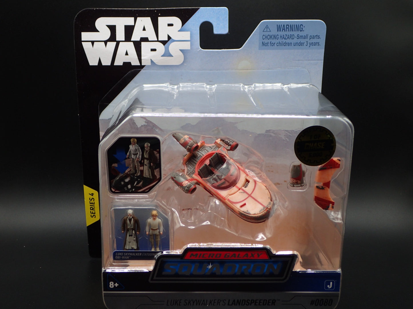 2025 STAR WARS MICRO GALAXY SQUADRON LUKE SKYWALKERS LANDSPEEDER CHASE SERIES 4