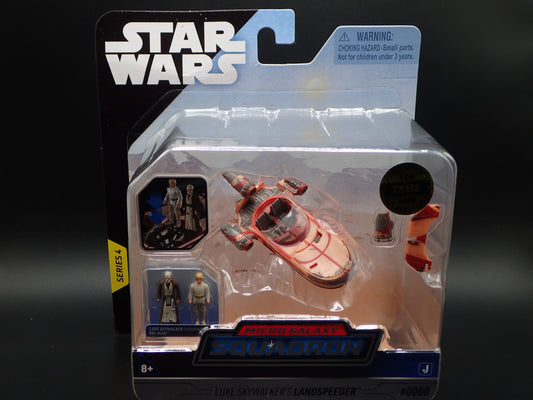 2025 STAR WARS MICRO GALAXY SQUADRON LUKE SKYWALKERS LANDSPEEDER CHASE SERIES 4