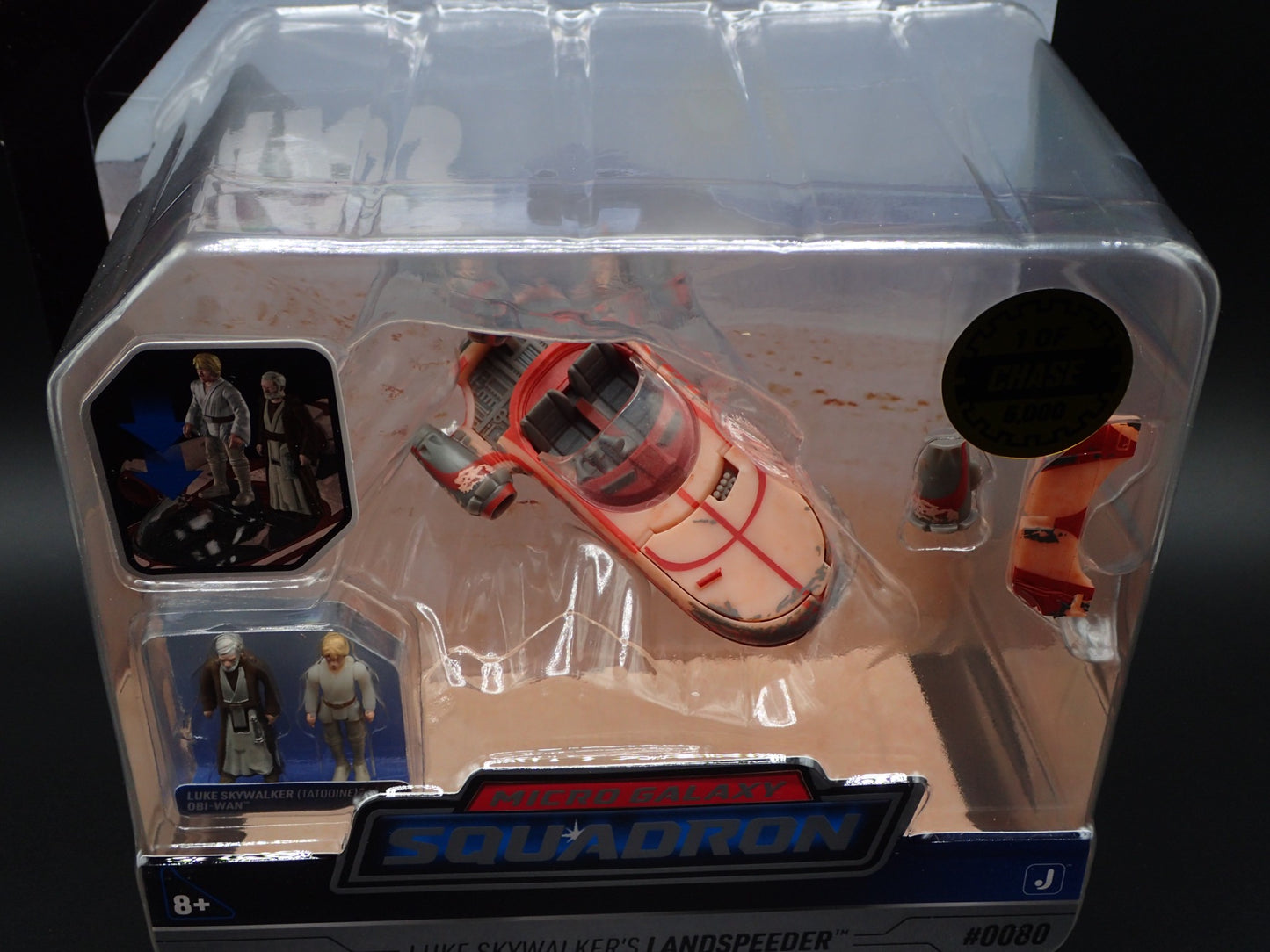 2025 STAR WARS MICRO GALAXY SQUADRON LUKE SKYWALKERS LANDSPEEDER CHASE SERIES 4