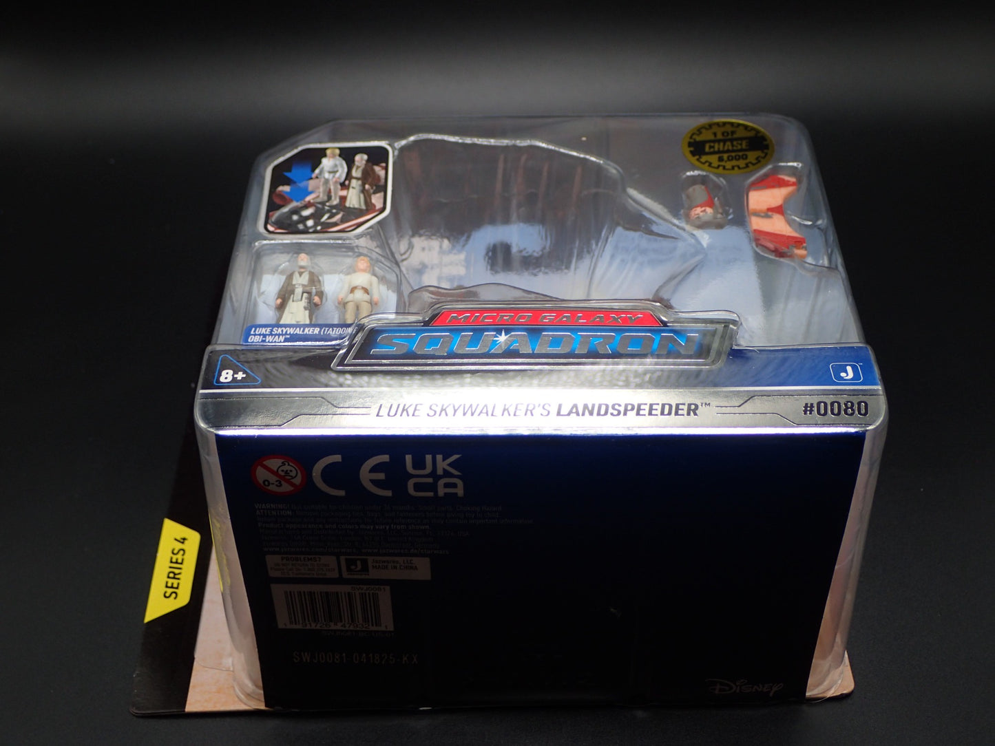 2025 STAR WARS MICRO GALAXY SQUADRON LUKE SKYWALKERS LANDSPEEDER CHASE SERIES 4