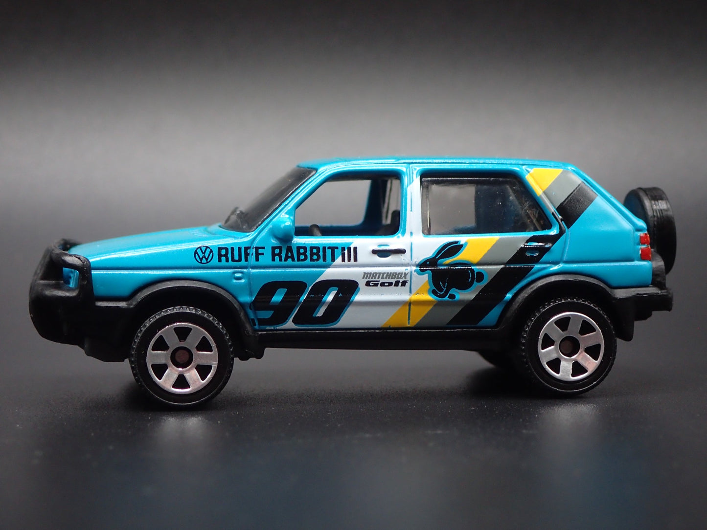 1990 90 VW VOLKSWAGEN GOLF COUNTRY MK2 BLUE 1:64 SCALE DIORAMA DIECAST MODEL CAR