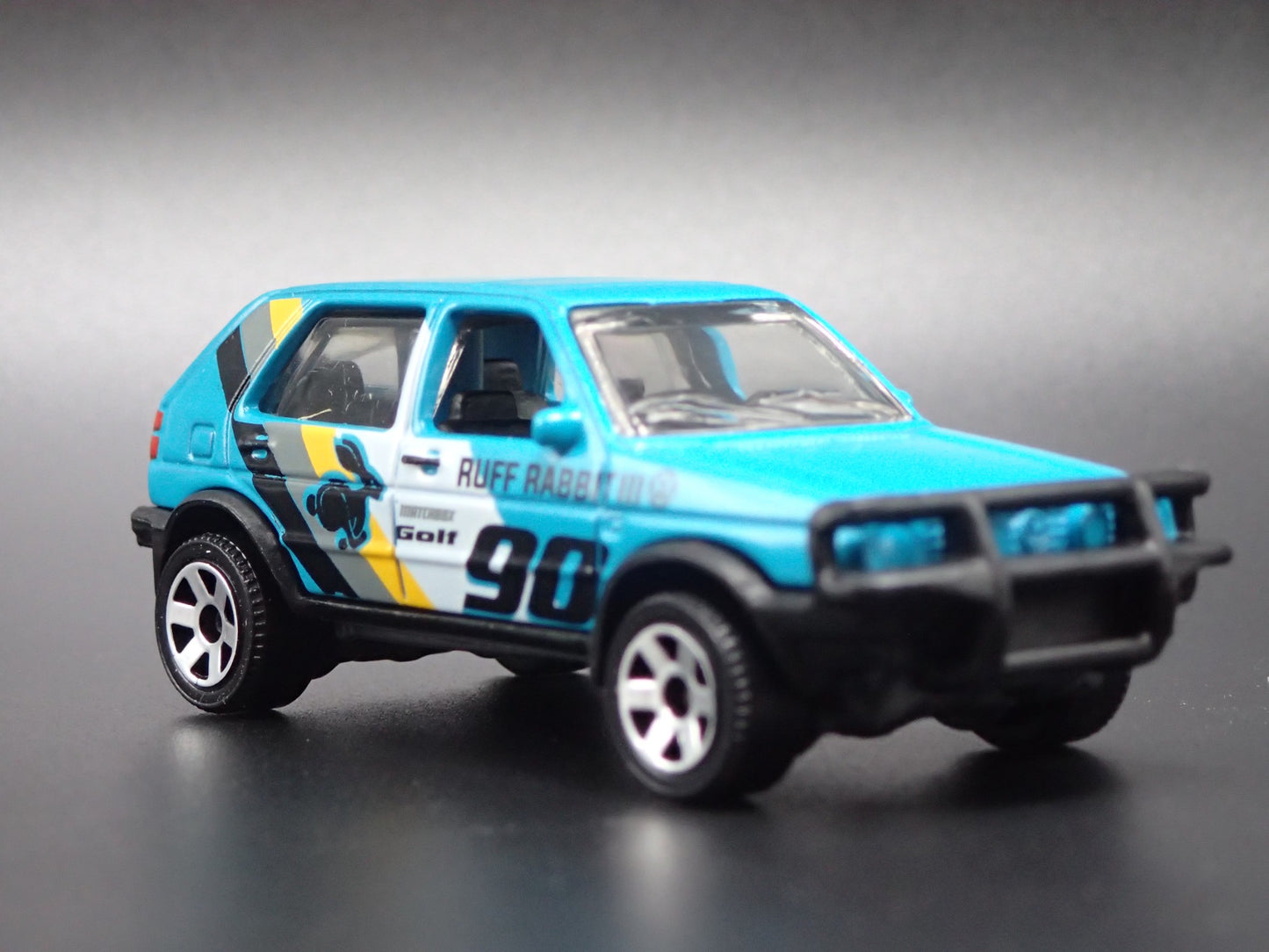 1990 90 VW VOLKSWAGEN GOLF COUNTRY MK2 BLUE 1:64 SCALE DIORAMA DIECAST MODEL CAR