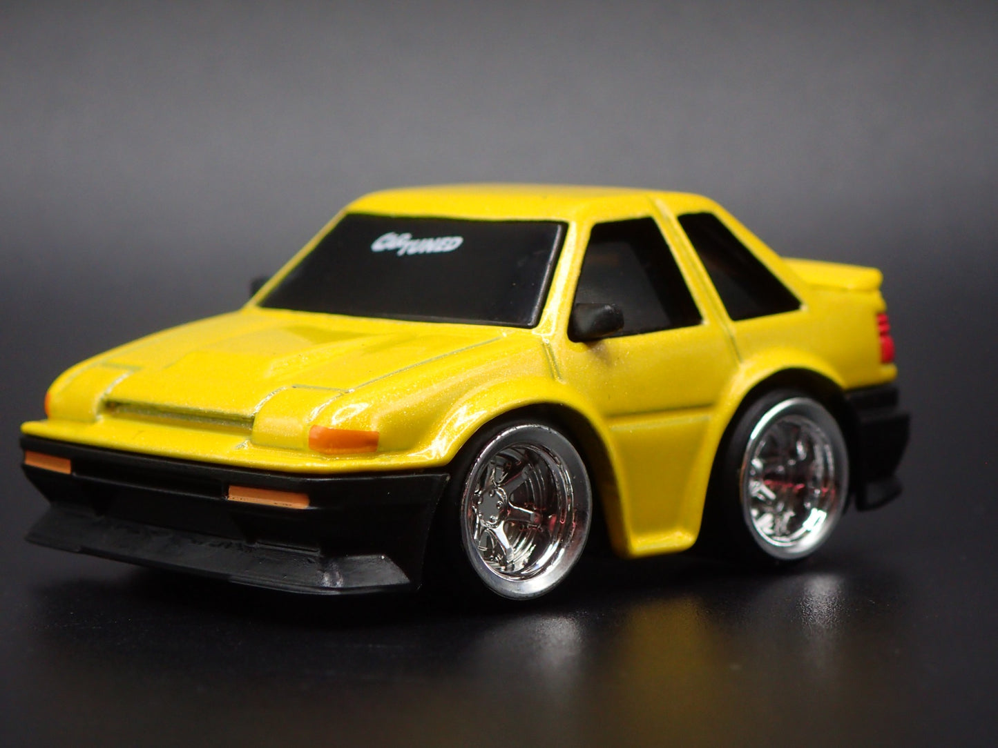 1983-1987 TOYOTA COROLLA CAR TUNED YELL JDM 1/64 SCALE DIORMA DIECAST MODEL CAR