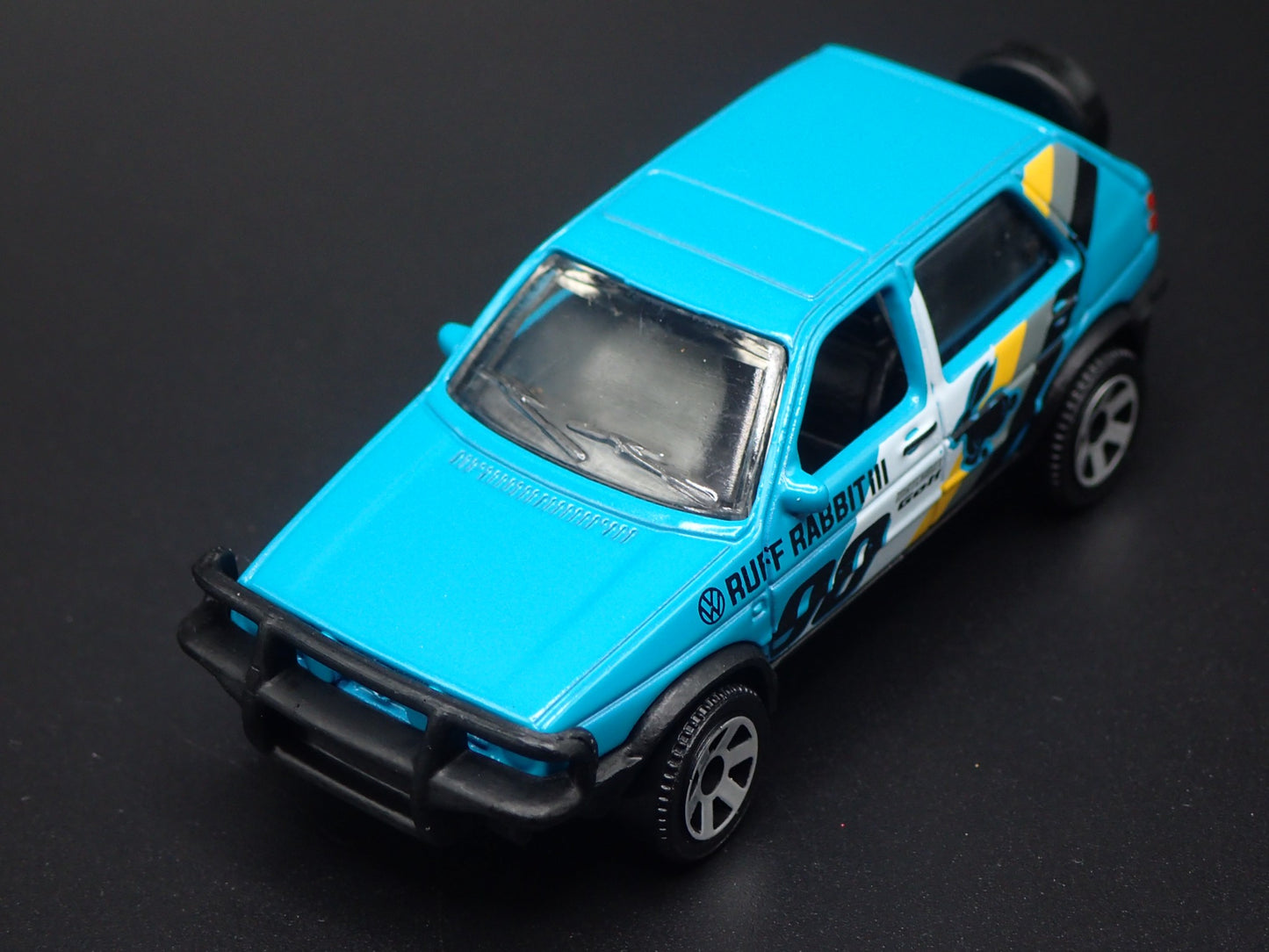 1990 90 VW VOLKSWAGEN GOLF COUNTRY MK2 BLUE 1:64 SCALE DIORAMA DIECAST MODEL CAR