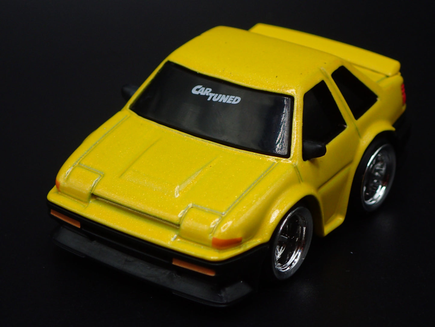 1983-1987 TOYOTA COROLLA CAR TUNED YELL JDM 1/64 SCALE DIORMA DIECAST MODEL CAR