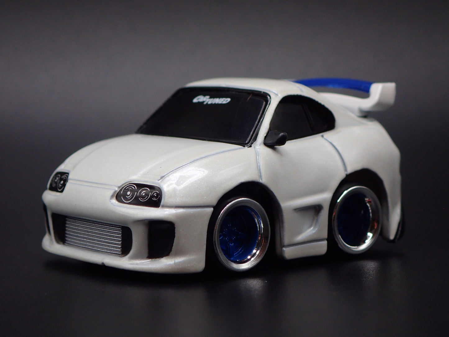 1993-2002 TOYOTA SUPRA CAR TUNED WHITE JDM 1/64 SCALE DIORAMA DIECAST MODEL CAR