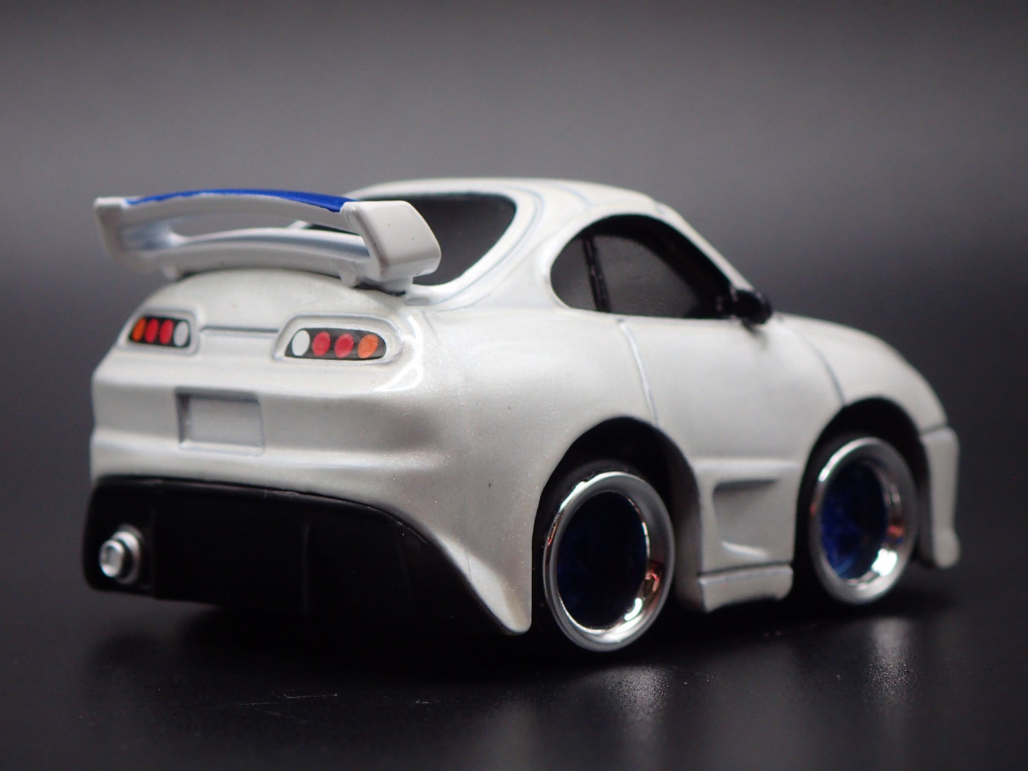 1993-2002 TOYOTA SUPRA CAR TUNED WHITE JDM 1/64 SCALE DIORAMA DIECAST MODEL CAR