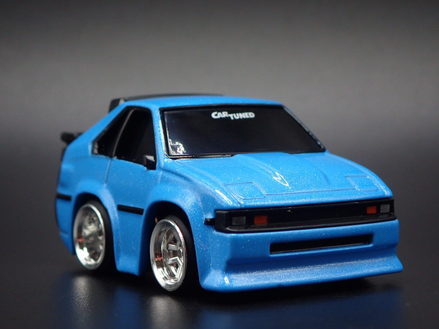 1982-1986 TOYOTA CELICA SUPRA CAR TUNED BLUE JDM 1/64 SCALE DIECAST MODEL CAR