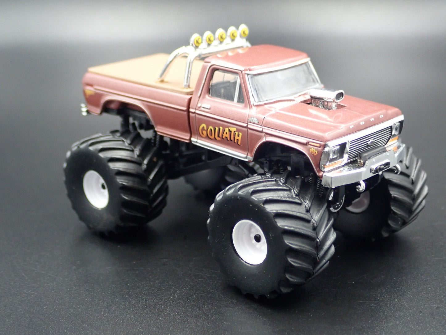 1979 79 FORD F250 GOLIATH 4X4 MONSTER PICKUP TRUCK 1:64 SCALE DIECAST MODEL CAR