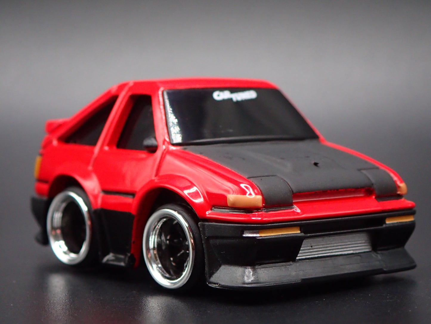 1983-1987 TOYOTA SPRINTER AE86 RED TUNED JDM 1/64 SCALE DIECAST MODEL CAR