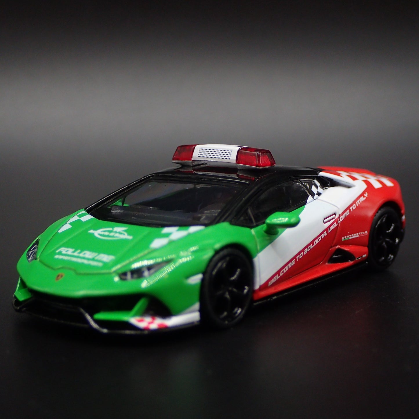 2019-2024 LAMBORGHINI HURACAN EVO BOLOGNA AIRPORT 1:64 SCALE DIECAST MODEL CAR