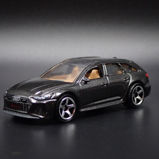 2019-2025 AUDI AVANT RS6 STATION WAGON BLACK 1/64 SCALE DIECAST MODEL CAR