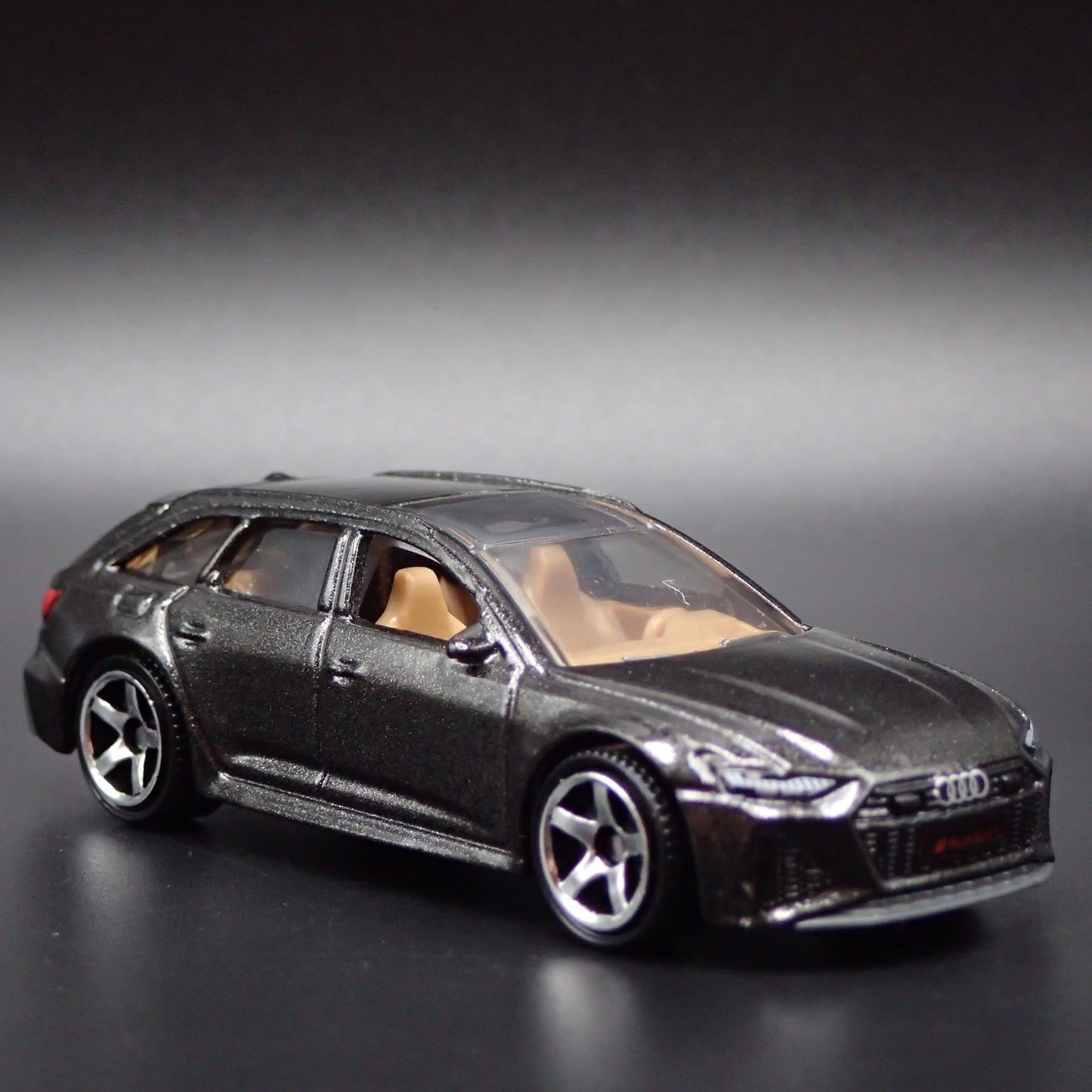 2019-2025 AUDI AVANT RS6 STATION WAGON BLACK 1/64 SCALE DIECAST MODEL CAR