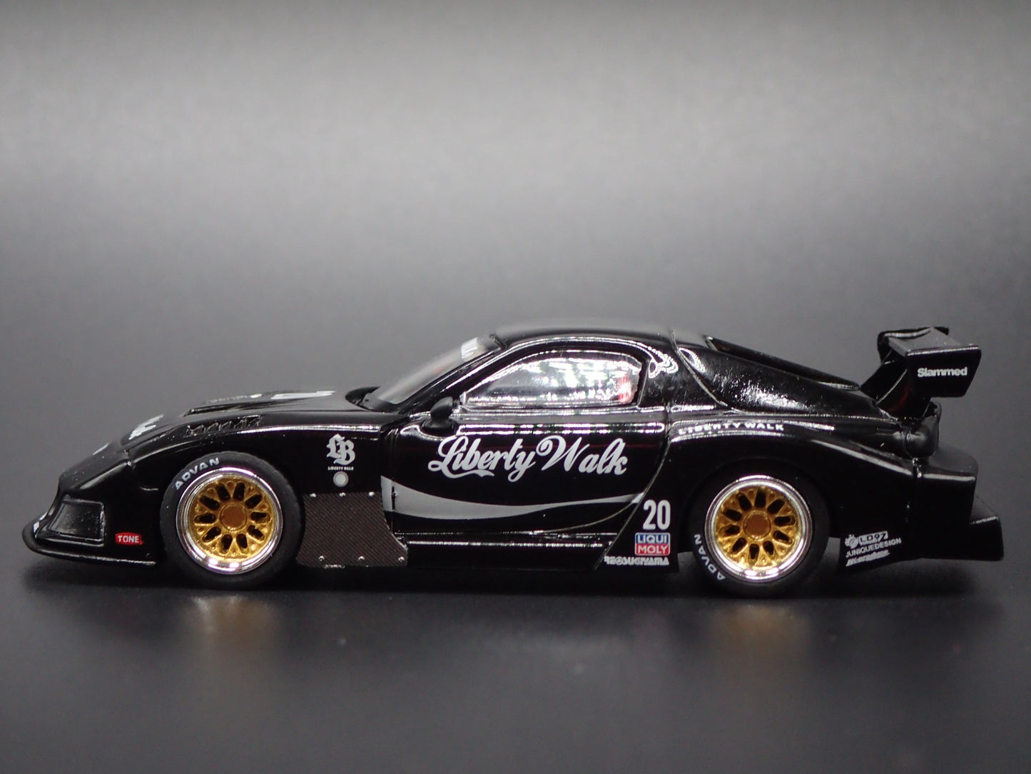 MAZDA RX7 FD3S LB-SUPER SILHOUETTE LIBERTY WALK JDM 1:64 SCALE DIECAST MODEL CAR