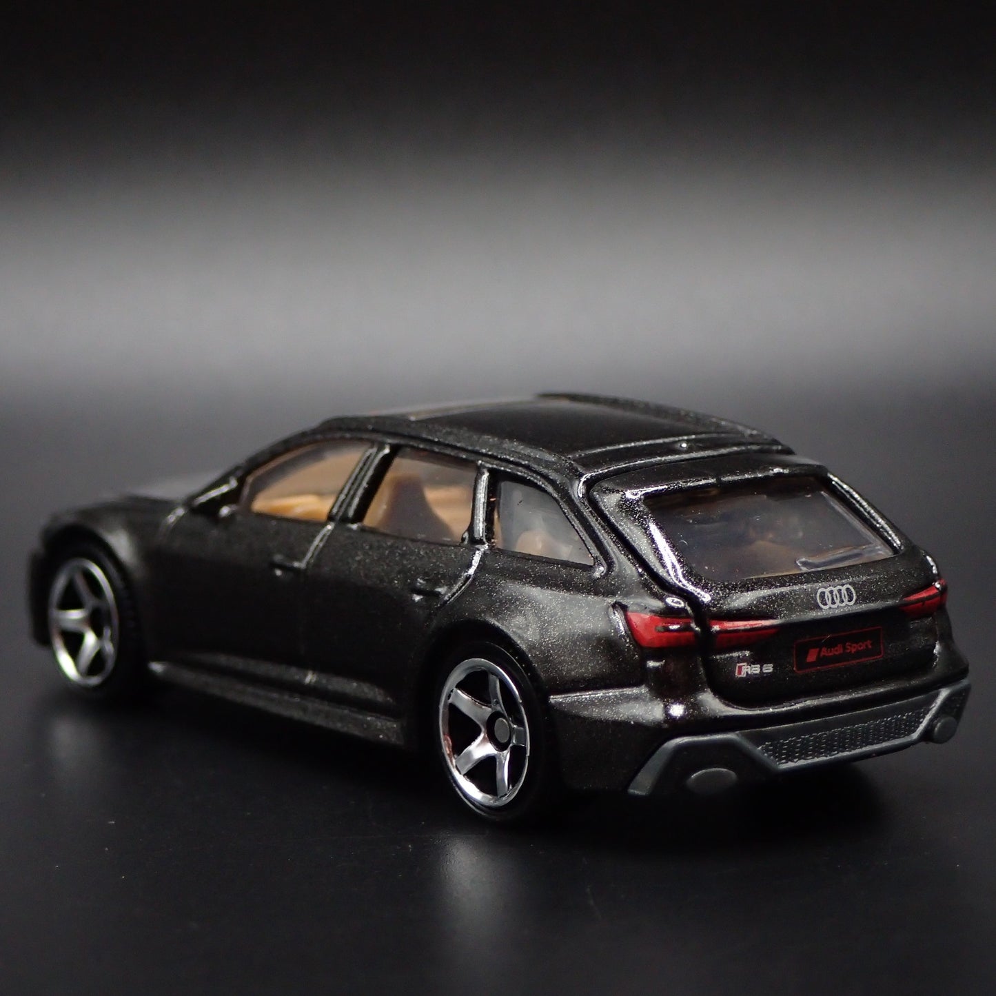 2019-2025 AUDI AVANT RS6 STATION WAGON BLACK 1/64 SCALE DIECAST MODEL CAR