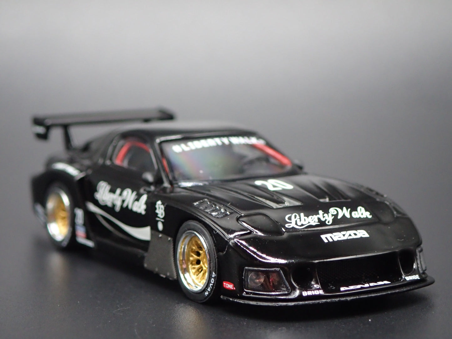 MAZDA RX7 FD3S LB-SUPER SILHOUETTE LIBERTY WALK JDM 1:64 SCALE DIECAST MODEL CAR