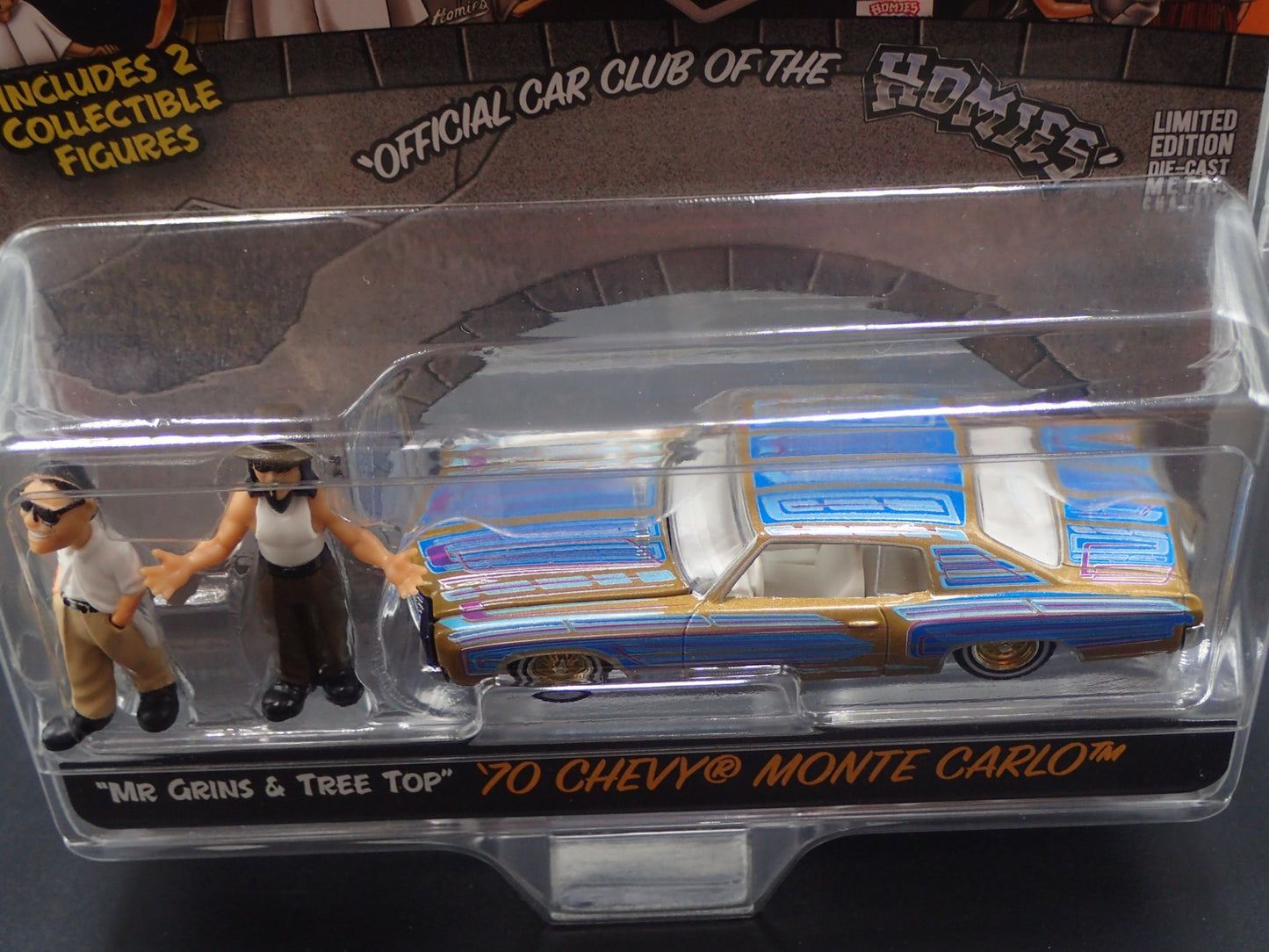 2025 GREENLIGHT GREEN MACHINE 1970 CHEVY MONTE CARLO HOMIE ROLLERZ GOLD CHASE