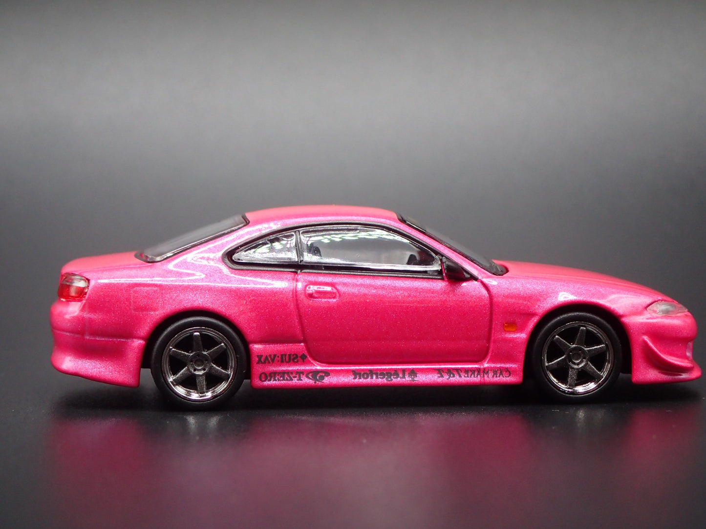 1999-2002 NISSAN SILVIA S15 VERTEX PINK 1:64 SCALE COLLECTIBLE DIECAST MODEL CAR